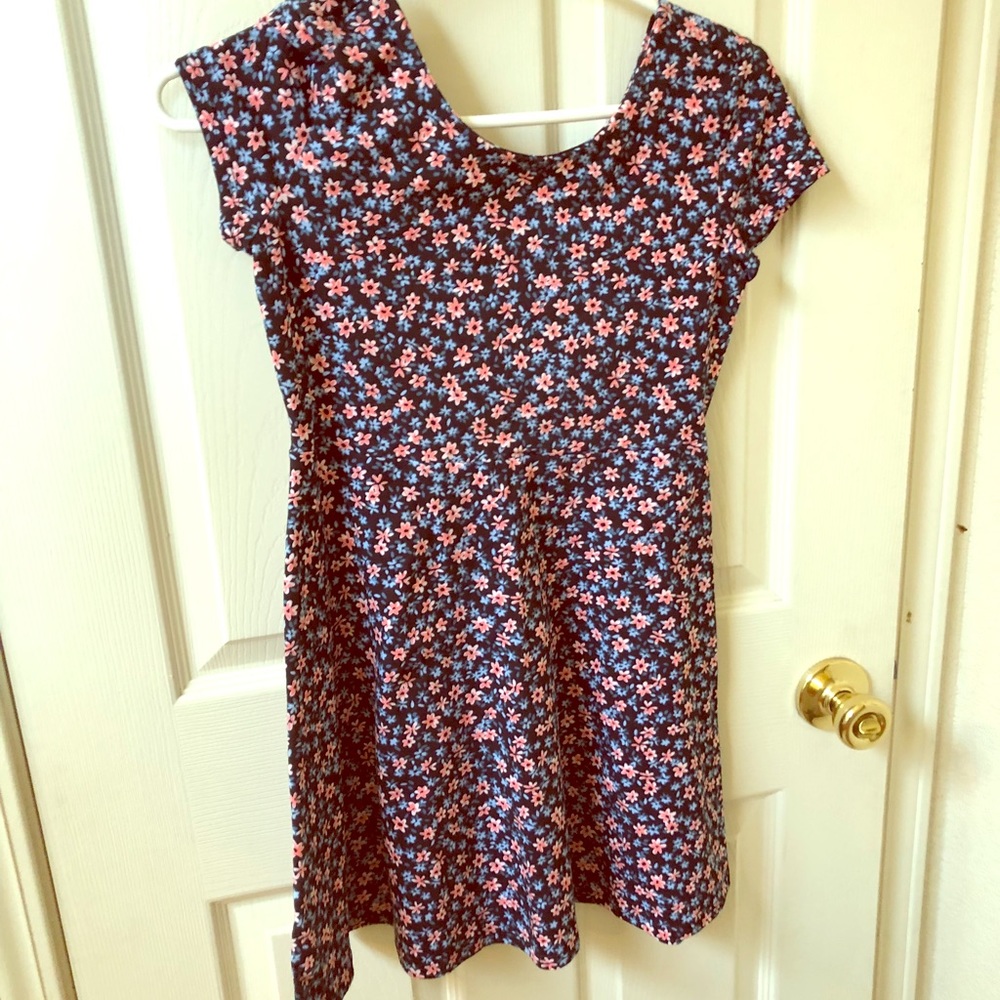 NWOT blue and coral flower girls dress! LOOK 10/12